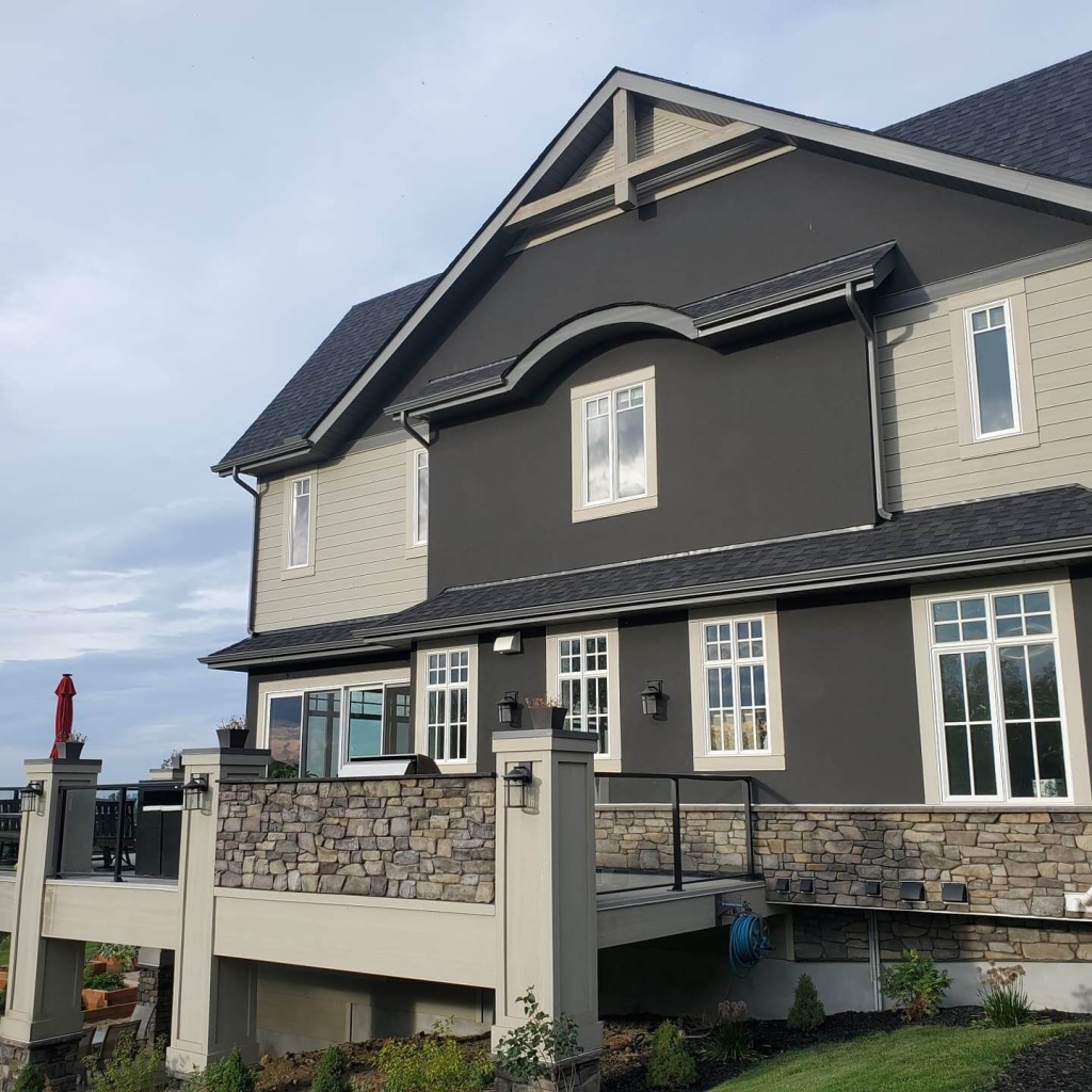 Clean Windows on Residential House Large Patio